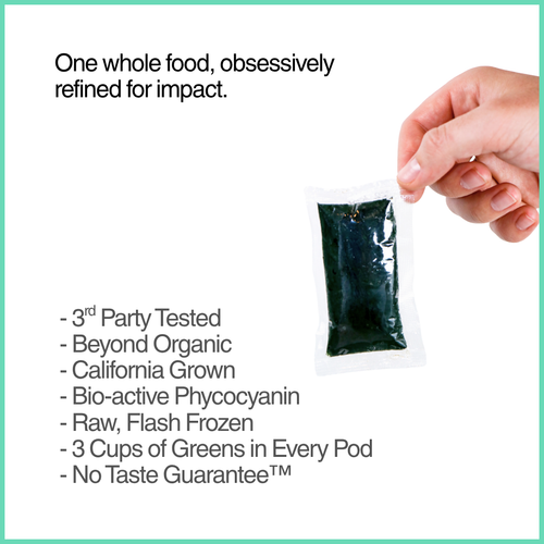 Inspira Spirulina | Raw, flash-frozen spirulina