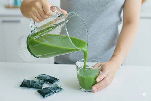 Inspira Spirulina | Raw, flash-frozen spirulina