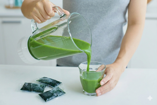 Inspira Spirulina | Raw, flash-frozen spirulina