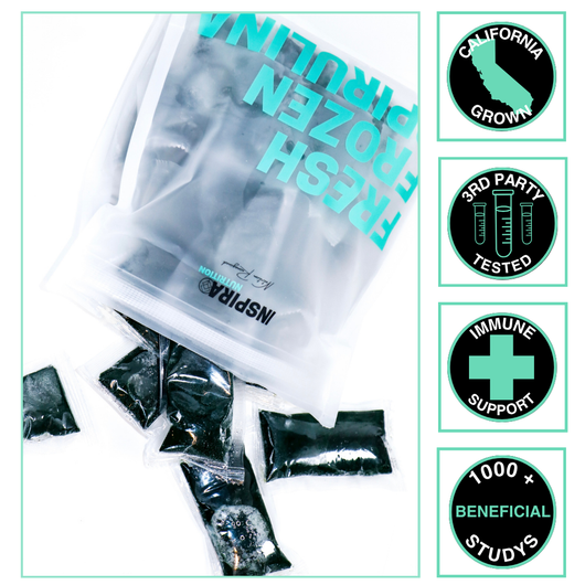 Inspira Spirulina | Raw, flash-frozen spirulina